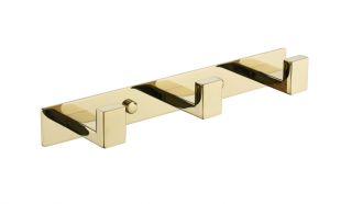 Полотенцедержатель на планке 3-й Grocenberg AC0013 (Золото глянец)